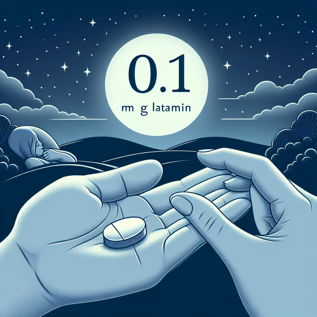 Is starten met 0.1 mg melatonine de beste keuze?