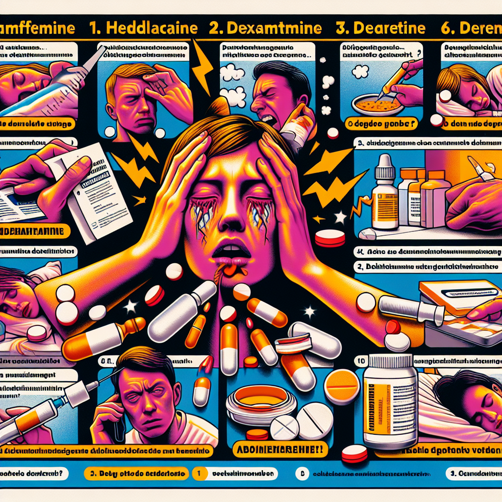Wat zijn de klachten bij het stoppen met Dexamfetamine?