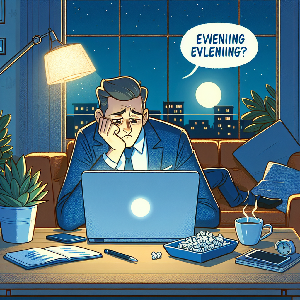 Waarom is avondwerk op de laptop zo rustgevend?