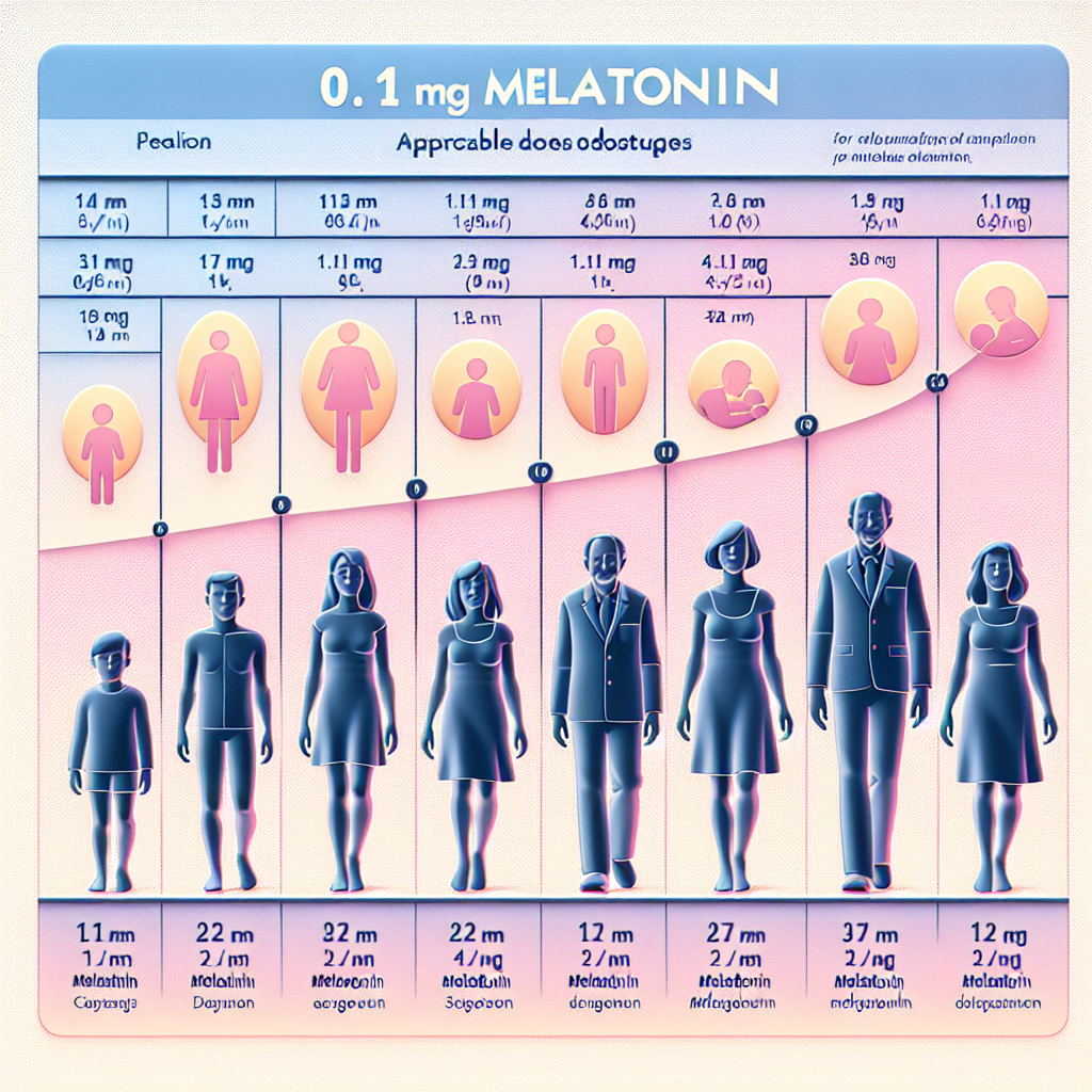 Welke melatonine 0.1 mg doseringen zijn geschikt per leeftijd?